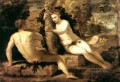 Adán y Eva Renacimiento italiano Tintoretto